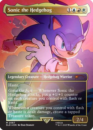 Sonic the Hedgehog (Rainbow Foil) [Secret Lair Drop Series] Foil