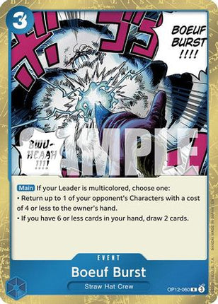 Boeuf Burst (OP12-060) - Legacy of the Master Foil