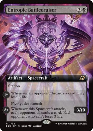 Entropic Battlecruiser (Extended Art) [Edge of Eternities] Foil