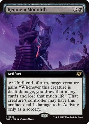 Requiem Monolith (Extended Art) [Edge of Eternities] Foil