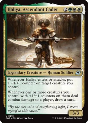 Haliya, Ascendant Cadet [Edge of Eternities] Foil