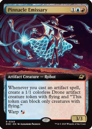Pinnacle Emissary (Extended Art) [Edge of Eternities] Foil