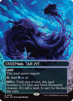 Creeping Tar Pit (0009) (Bordelress) [Edge of Eternities: Stellar Sights] Foil