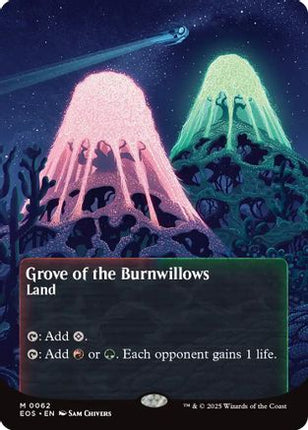 Grove of the Burnwillows (0062) (Borderless) [Edge of Eternities: Stellar Sights] Foil