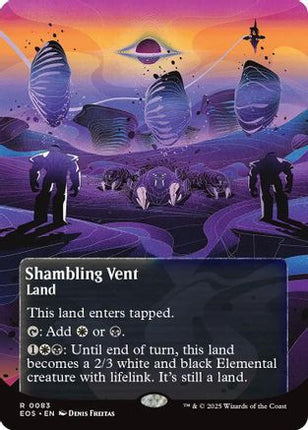 Shambling Vent (0083) (Borderless) [Edge of Eternities: Stellar Sights] Foil