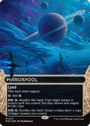 Mirrorpool (0117) (Borderless) (Galaxy Foil) [Edge of Eternities: Stellar Sights] Foil
