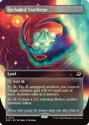 Secluded Starforge (Borderless) [Edge of Eternities] Foil