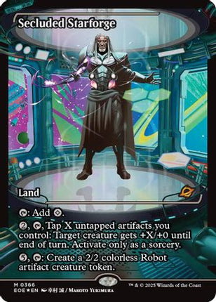 Secluded Starforge (Showcase) [Edge of Eternities] Foil