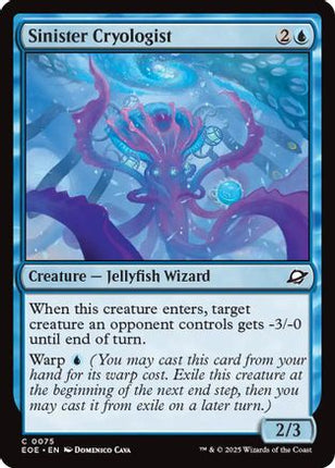 Sinister Cryologist [Edge of Eternities] Foil