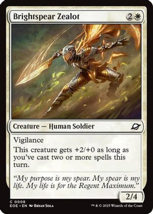 Brightspear Zealot [Edge of Eternities] Foil