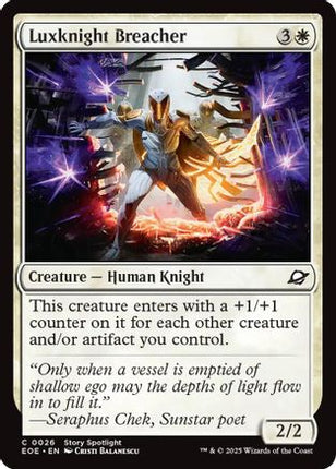 Luxknight Breacher [Edge of Eternities] Foil