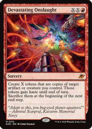 Devastating Onslaught [Edge of Eternities] Foil
