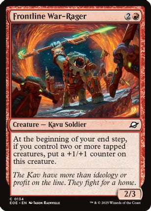 Frontline War-Rager [Edge of Eternities] Foil