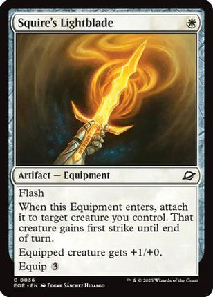Squire's Lightblade [Edge of Eternities] Foil