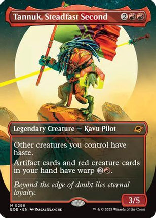Tannuk, Steadfast Second (Borderless) [Edge of Eternities] Foil