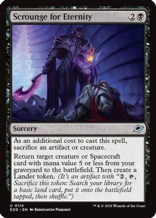 Scrounge for Eternity [Edge of Eternities] Foil