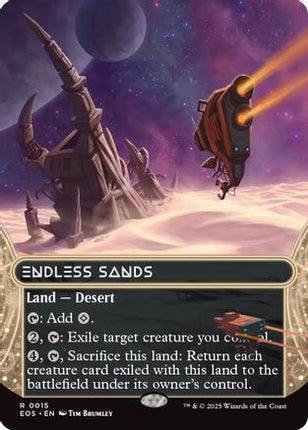 Endless Sands (0008) (Borderless) [Edge of Eternities: Stellar Sights] Foil