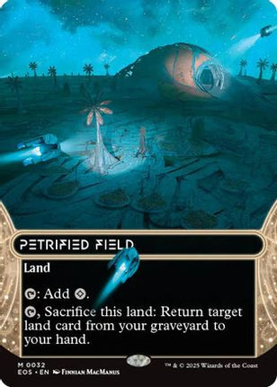 Petrified Field (0032) (Borderless) [Edge of Eternities: Stellar Sights] Foil
