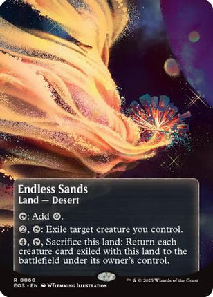Endless Sands (0060) (Borderless) [Edge of Eternities: Stellar Sights] Foil