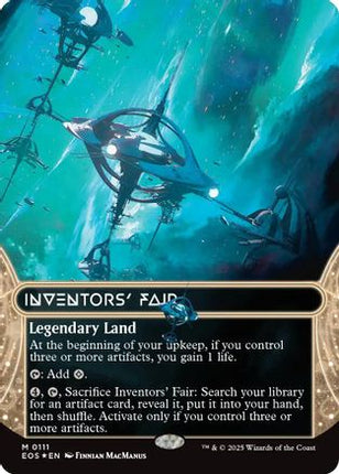 Inventors' Fair (0111) (Borderless) (Galaxy Foil) [Edge of Eternities: Stellar Sights] Foil