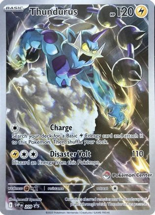 Thundurus - 209 (Pokemon Center Exclusive) - 209/null [SV: Scarlet & Violet Promo Cards] Holofoil