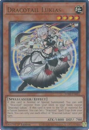 Dracotail Lukias [JUSH-EN001] Ultra Rare 1st Edition