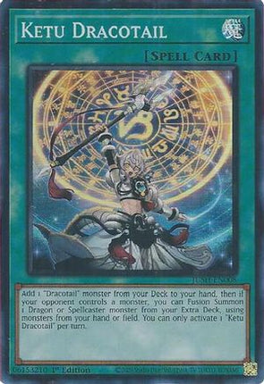 Ketu Dracotail [JUSH-EN008] Super Rare 1st Edition