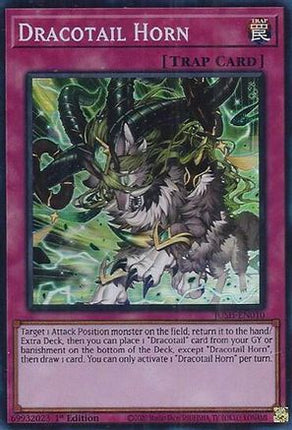 Dracotail Horn  [JUSH-EN010] Super Rare 1st Edition