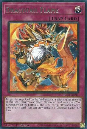 Dracotail Flame [JUSH-EN011] Rare 1st Edition