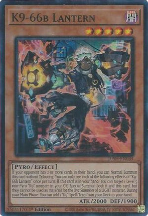 K9-66b Lantern [JUSH-EN033] Super Rare 1st Edition