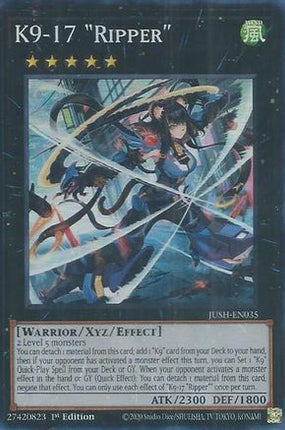 K9-17 "Ripper" [JUSH-EN035] Super Rare 1st Edition