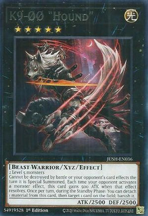 K9-00 "Hound" [JUSH-EN036] Rare 1st Edition