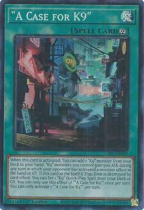 "A Case for K9" [JUSH-EN040] Super Rare 1st Edition