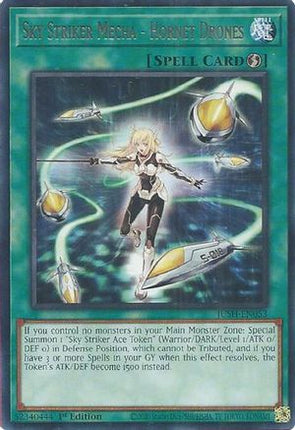 Sky Striker Mecha - Hornet Drones [JUSH-EN053] Rare 1st Edition