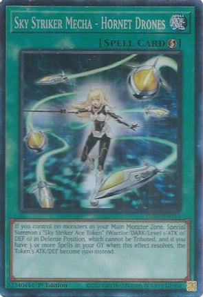 Sky Striker Mecha - Hornet Drones  [JUSH-EN053] Collector's Rare 1st Edition