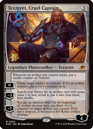 Tezzeret, Cruel Captain [Prerelease Cards] Foil