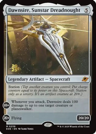 Dawnsire, Sunstar Dreadnought [Prerelease Cards] Foil