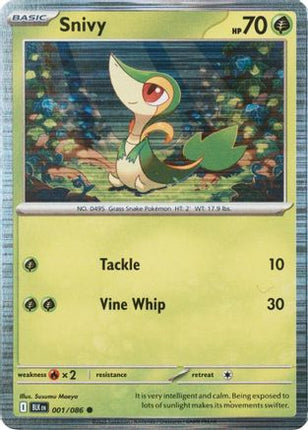 Snivy - 001/086 (Unova Poster Collection) [Miscellaneous Cards & Products] Holofoil