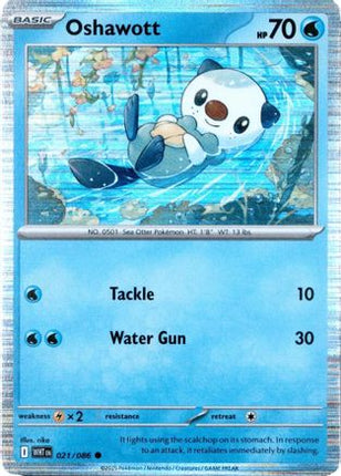 Oshawott - 021/086 (Unova Poster Collection) [Miscellaneous Cards & Products] Holofoil