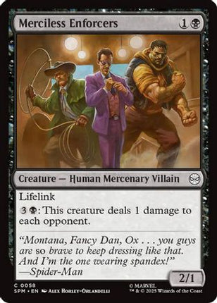 Merciless Enforcers [Marvel's Spider-Man] Foil