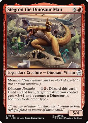 Stegron the Dinosaur Man [Marvel's Spider-Man] Foil