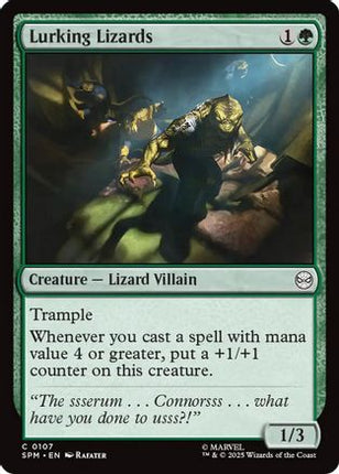 Lurking Lizards [Marvel's Spider-Man] Foil