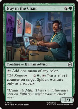 Guy in the Chair [Marvel's Spider-Man] Foil