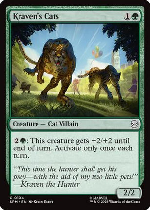 Kraven's Cats [Marvel's Spider-Man] Foil