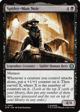 Spider-Man Noir [Marvel's Spider-Man] Foil