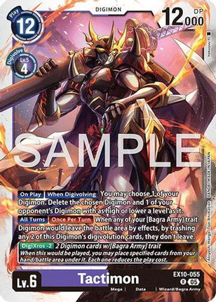 Tactimon [EX10-055] [Sinister Order] Foil