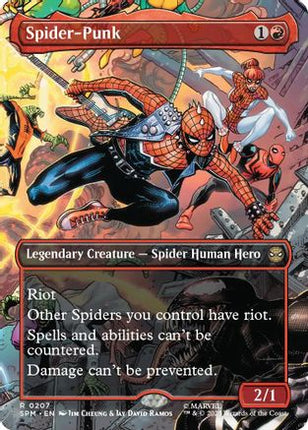 Spider-Punk (0207) (Borderless) [Marvel's Spider-Man] Foil