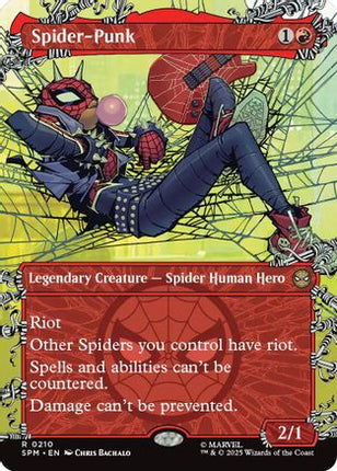 Spider-Punk (0210) (Borderless) [Marvel's Spider-Man] Foil