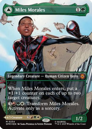 Miles Morales (0234) (Borderless) [Marvel's Spider-Man] Foil