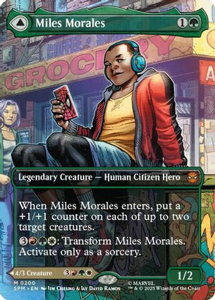 Miles Morales (0200) (Borderless) [Marvel's Spider-Man] Foil